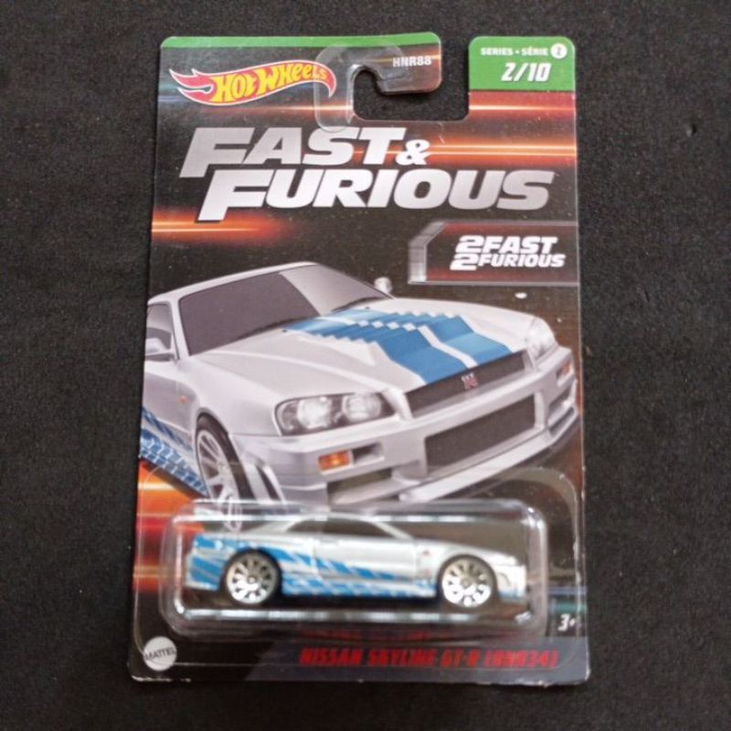 Nissan skyline GTR R34 FNF hotwheels