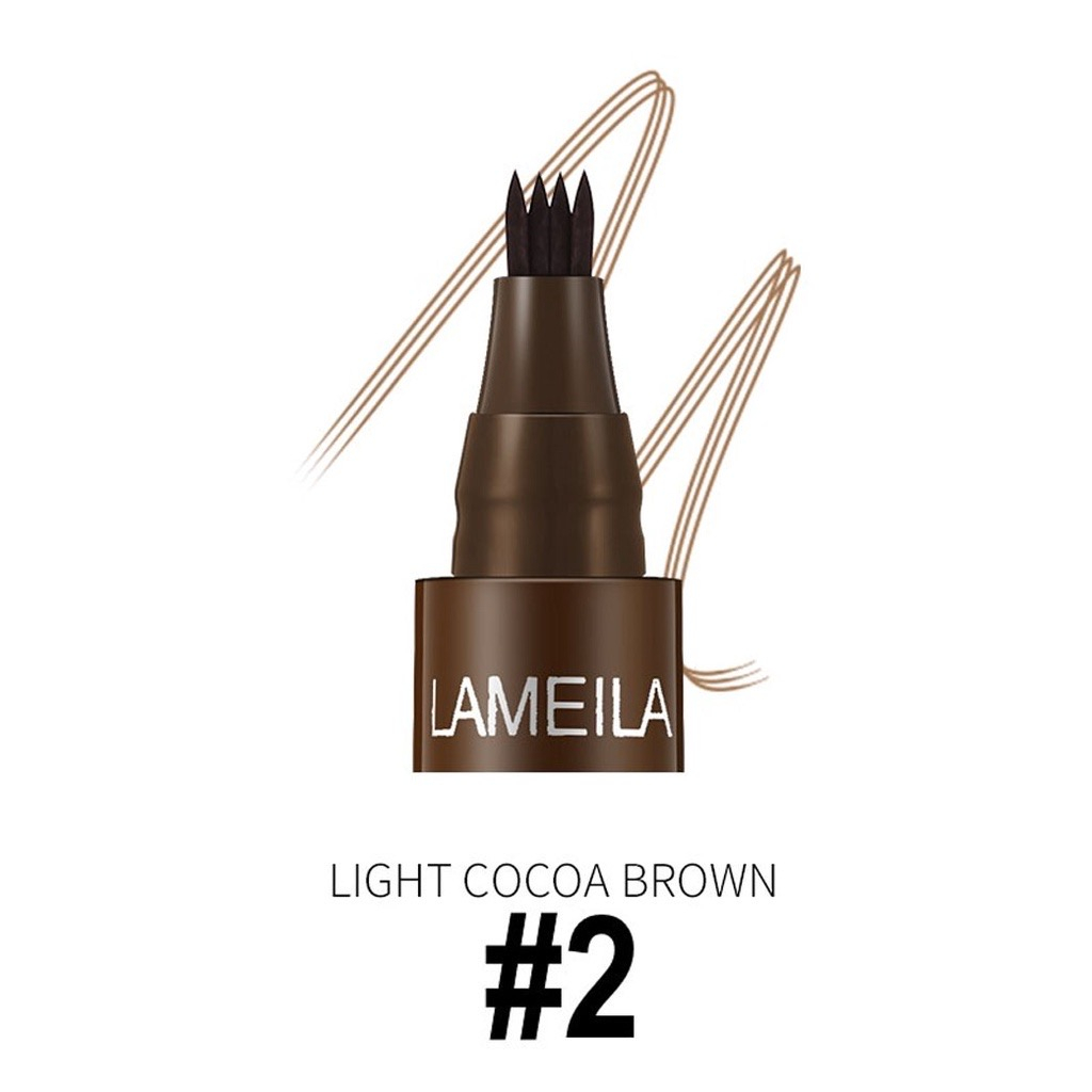 LAMEILA Eyebrow Waterproof Natural Eyebrow Pen Four-Claw Eye Brow Tint Tip Long Lasting LA068