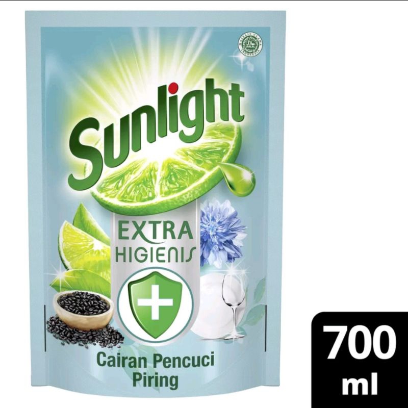 Sunlight Extra Higienis 700ml Sabun Cuci Piring Habbatussauda