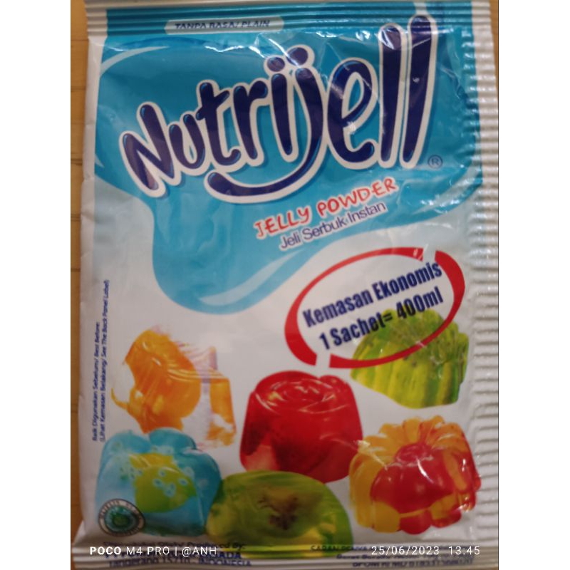 

NUTRIJELL TANPA RASA / NUTRIJELL PLAIN SACHET 10g