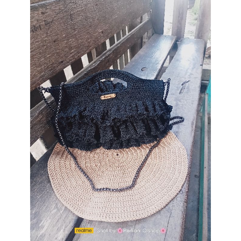 Tas Rajut Pesta/Crochet/handmade cantik dan rapi