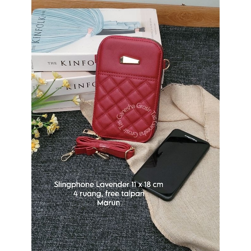 Slingphone Lavender Ganesha Grosir Tas Hp Wanita