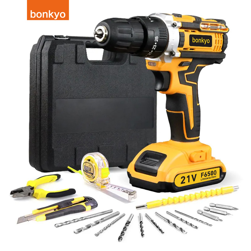 Bonkyo Mesin bor baterai impact drill bor listrik bor beton Multifunctional toolbox--B511 Pro