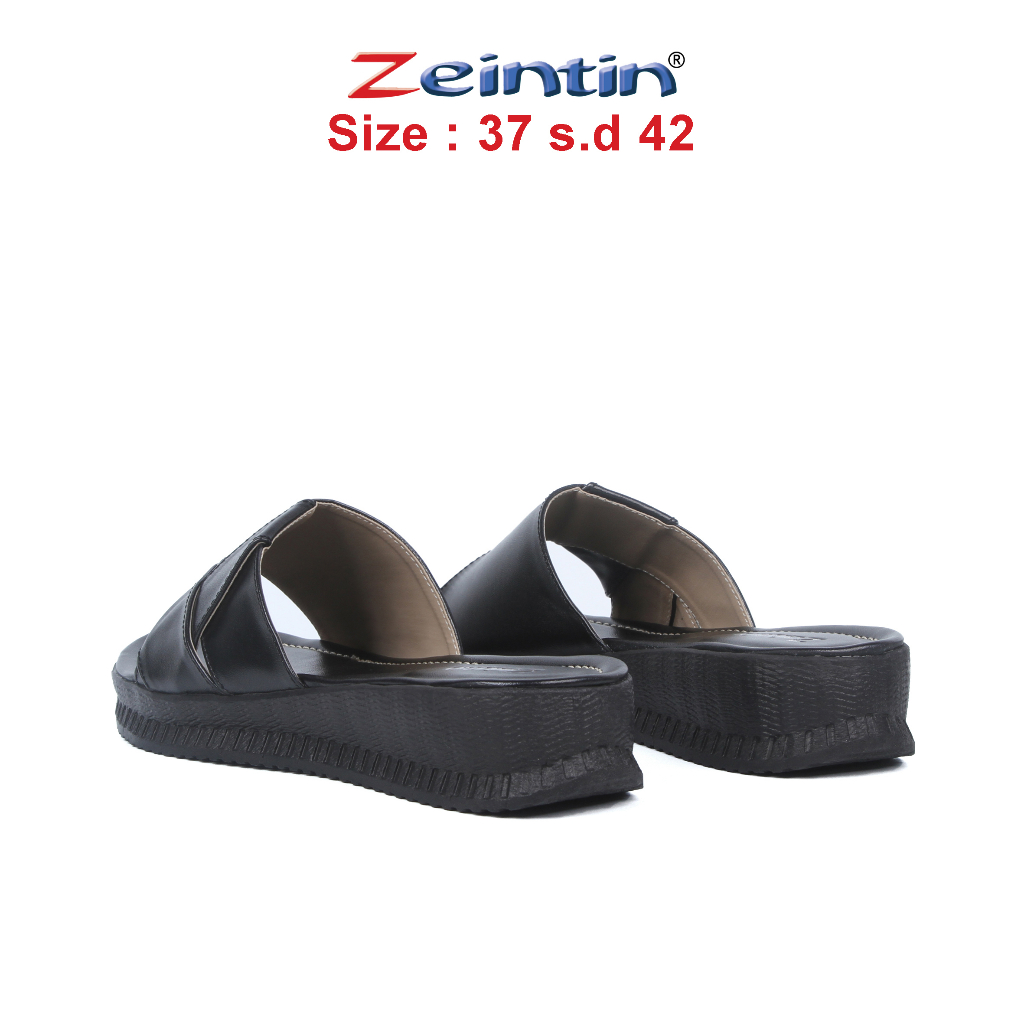 Zeintin - Sandal Wanita Sendal Wedges Wanita Slide Murah Hak Pendek Original Zeintin HP