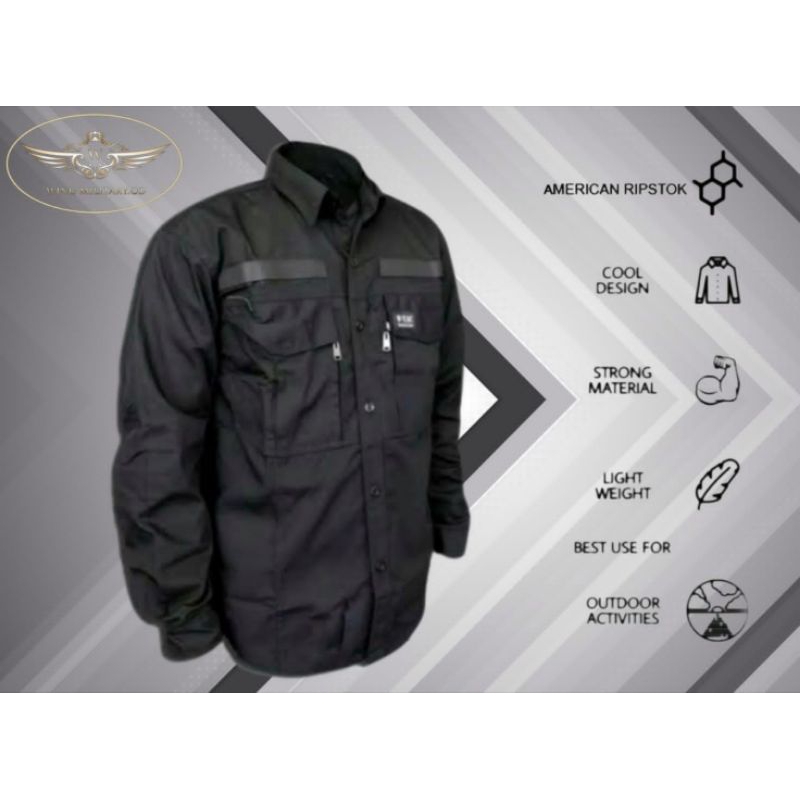 kemeja W-TAC tactical kemeja lengan panjang