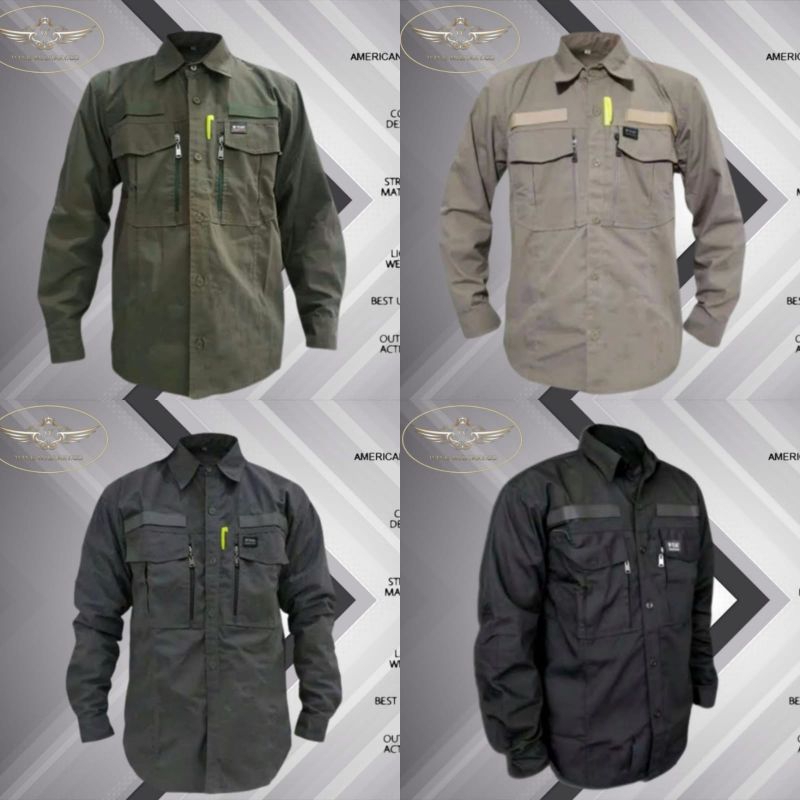 kemeja W-TAC tactical kemeja lengan panjang