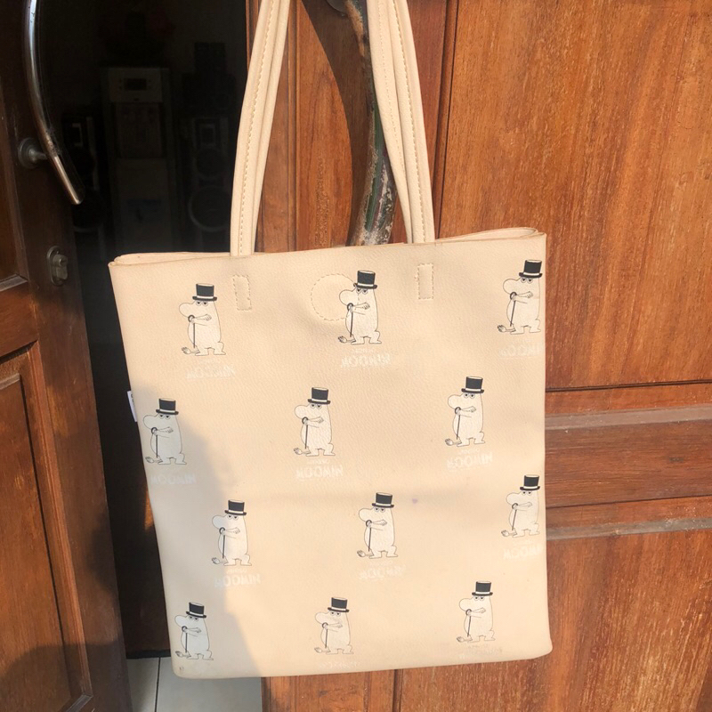 Preloved Tote Bag Moomin Miniso