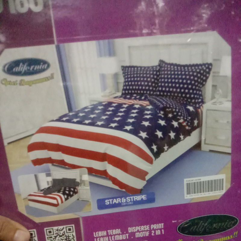 sprei California star&stripe