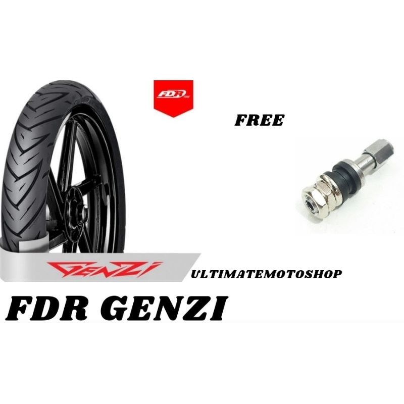 BAN MOTOR FDR 100/80-14 GENZI TUBELESS RING 14