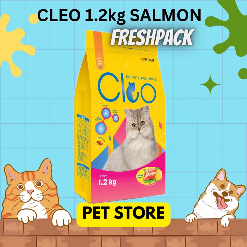 Makanan Kucing CLEO 1.2kg Freshpack Adult untuk kucing dewasa