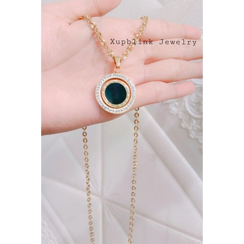 Kalung Hijab Titanium Anti Karat Kalung Shakira Xupblink Jewelry