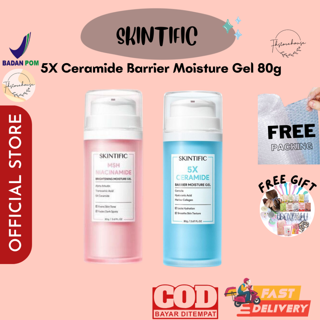 SKINTIFIC Moisture MSH Niacinamide | 5x Ceramide Repair Barrier Moisture G 80gr