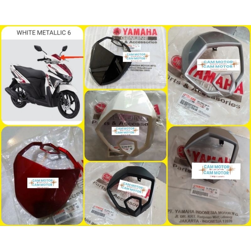 visor batok depan,list batok depan MIO soul gt 125 original yamaha
