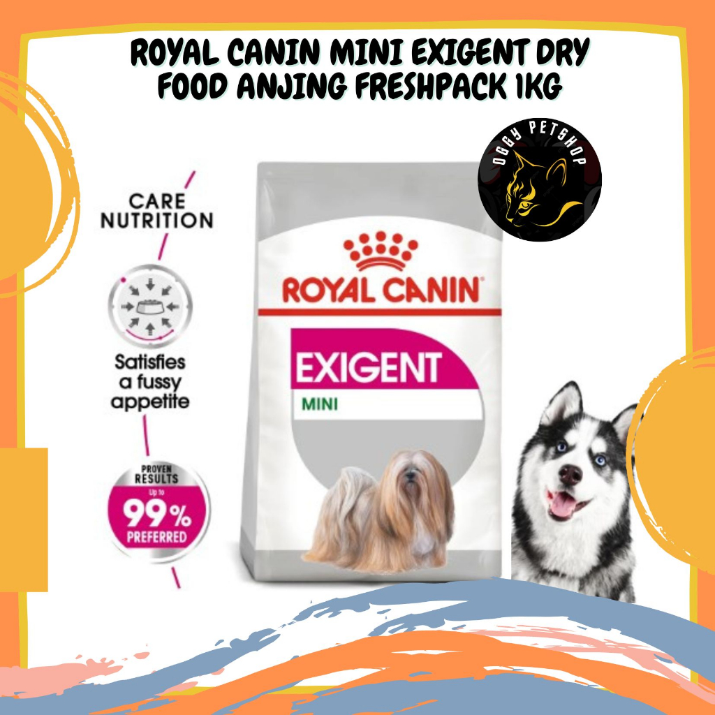 Royal Canin MINI EXIGENT Dray Food Anjing Freshpack 1 kg