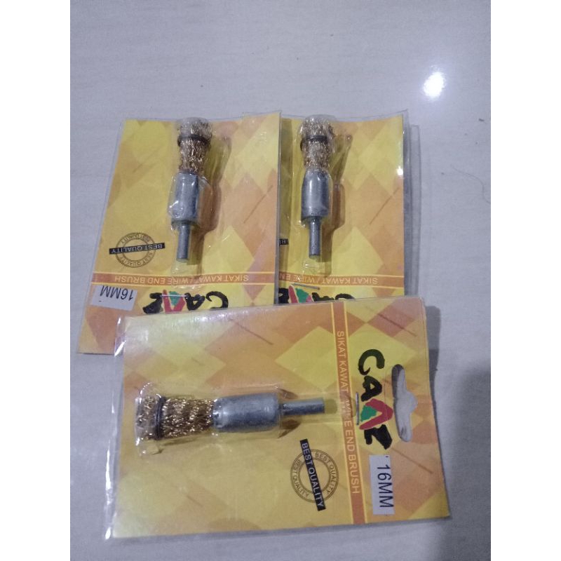 mata bor sikat kawat/wire end brush