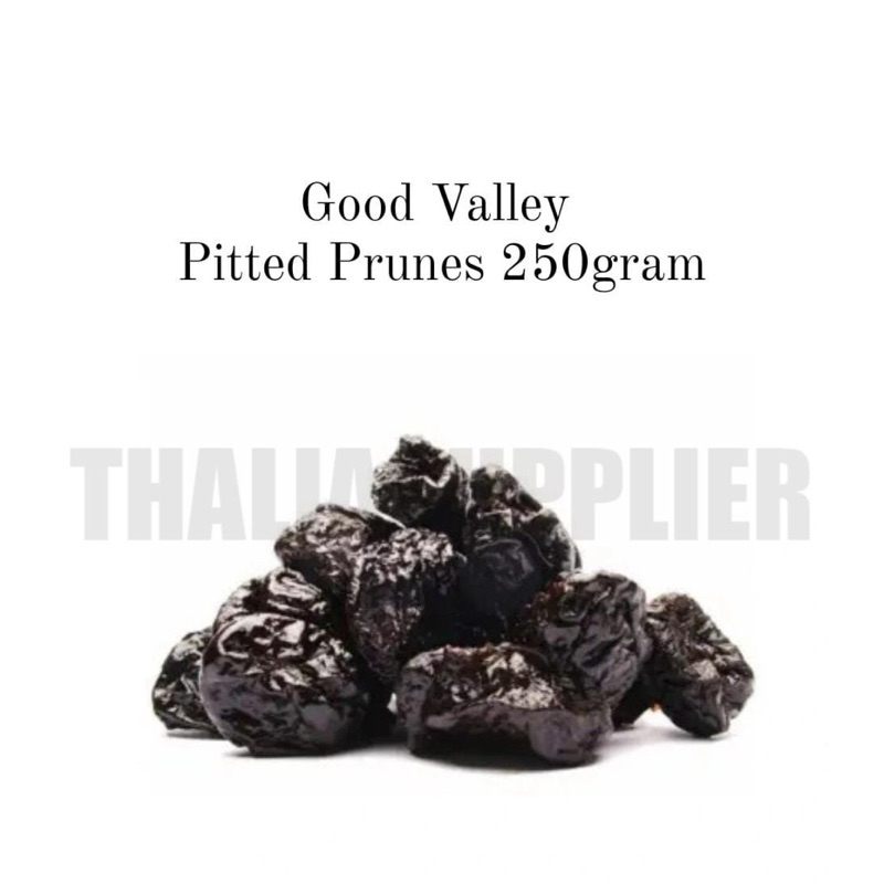 

GOOD VALLEY PRUNES KERING 250GR ECER CAMPURAN MAKANAN/ICE CREAM DLL