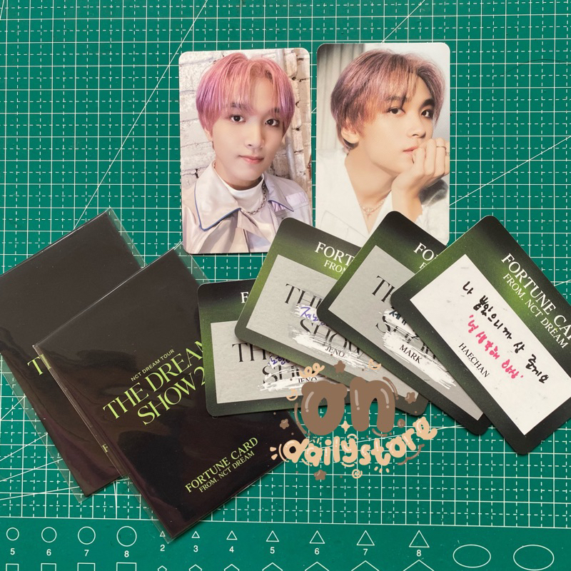 [READY STOCK] Photocard fortune Scratch the dream show tds nct dream haechan konsep, haechan selca h