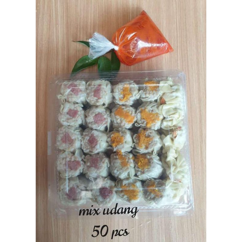 

Dimsum mix udang isi 50 pcs frozen halal dan enak
