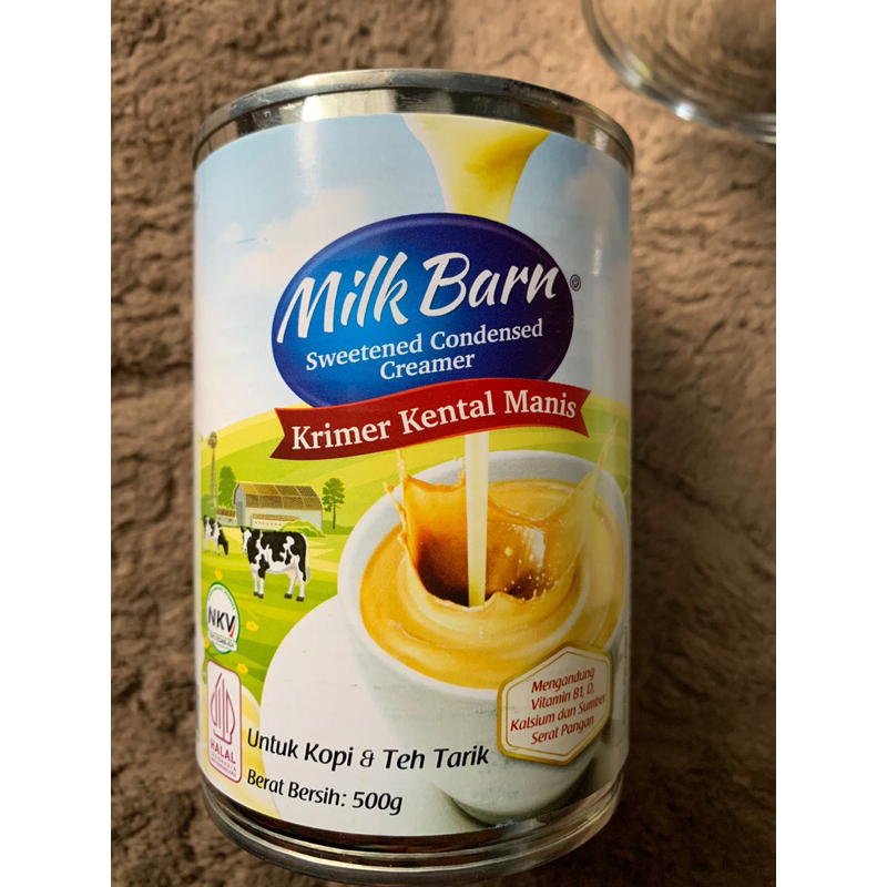 

SUSU KRIMER KENTAL MANIS 500gr susu kaleng MILK BARN