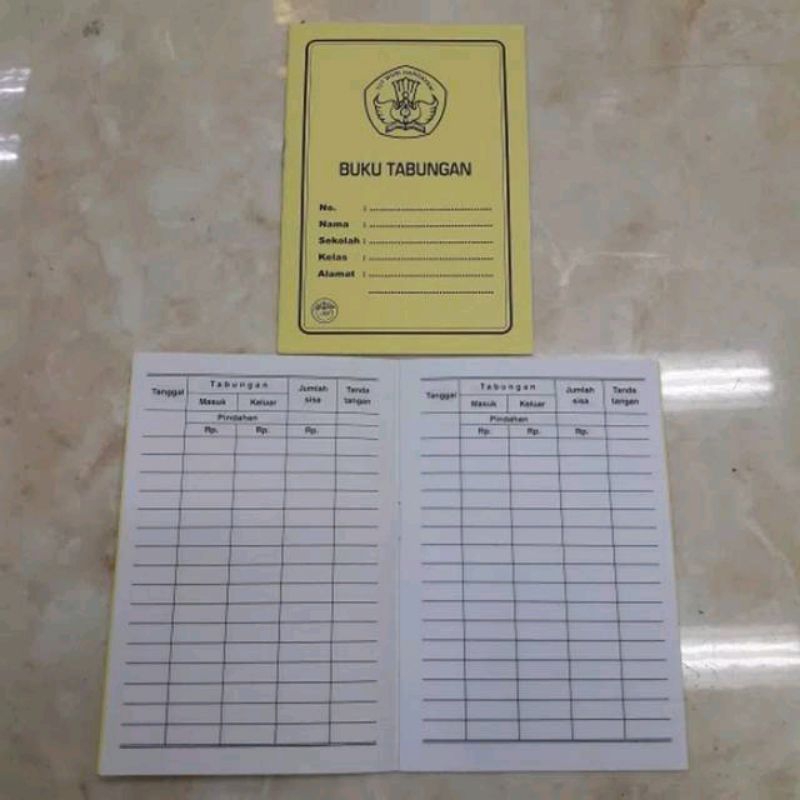 

Buku Tabungan Sekolah Kecil / Buku Kas