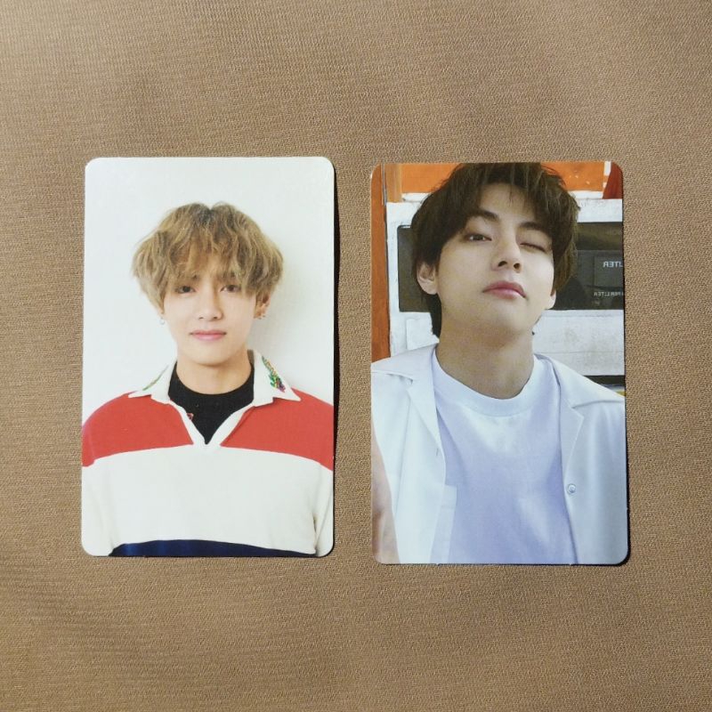BTS V taehyung ly her V & taehyung POB butter photocard