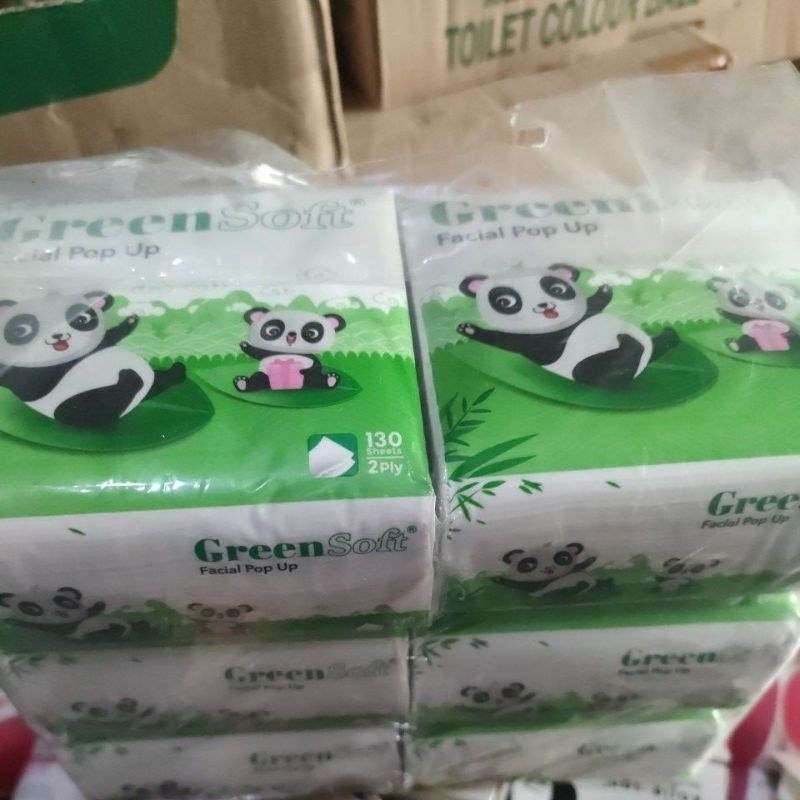 tissue green soft