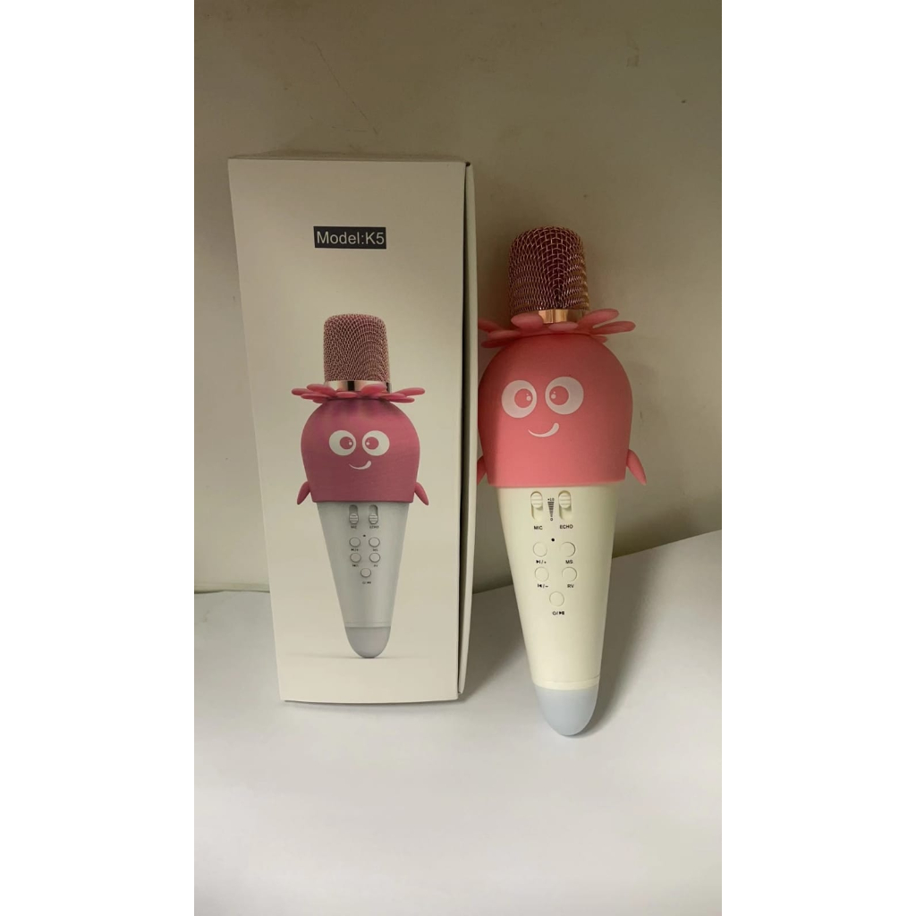 VON Mic Karaoke Wireless Bluetooth Player Smule Speaker Advance Microphone Pengubah Suara Portable K