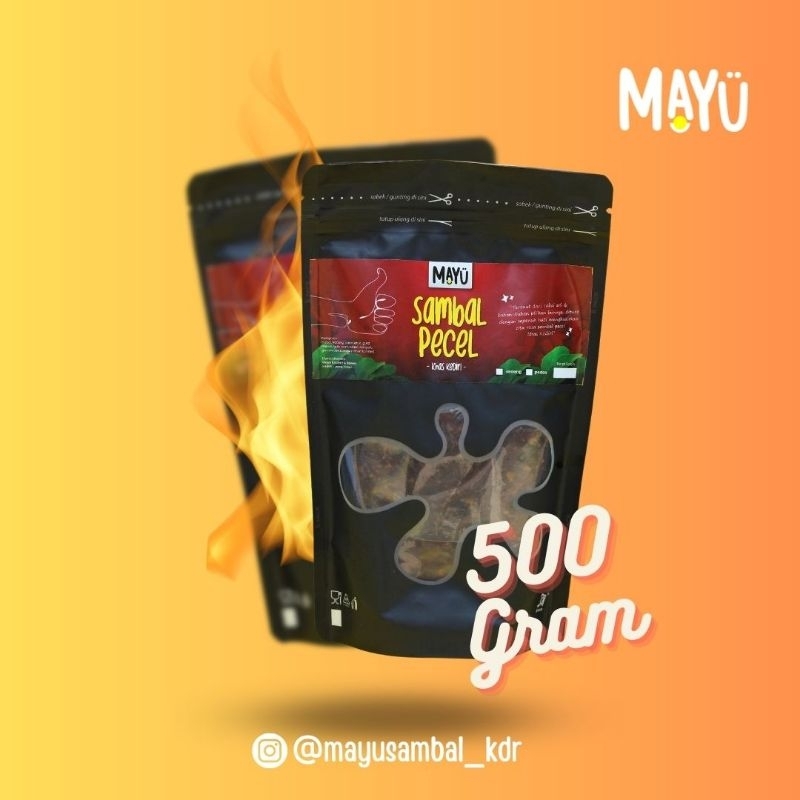 

Sambel Pecel "Mayu" Khas Kediri (Kemasan 500 gr)