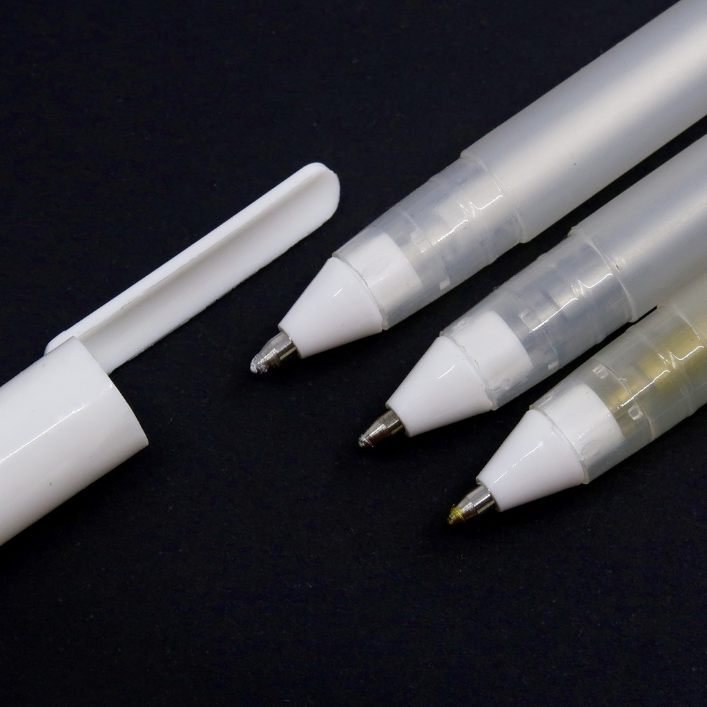 Gel Pen White / Silver / Gold