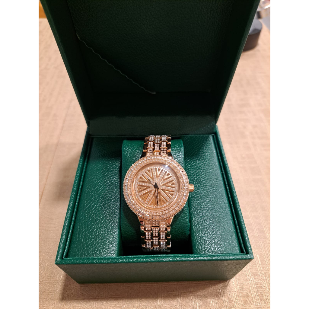 Jam Tangan Wanita Original Anti Air Branded Elegan Analog Rosegold