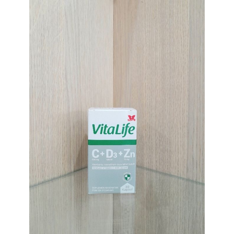 Vitalife C+D3+Zn @30