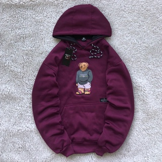 COD-Jaket Hoodie Gucci Abu - Sweater Hoodie GUCCI Bear Original Distro Untuk Pria Dan Wanita Premium Bahan Tebal