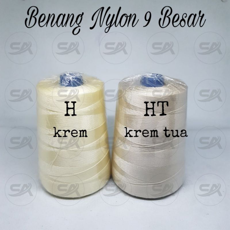 [DUS] BENANG NYLON NO 9 BESAR (ISI 6 pc) NILON CAP PENITI