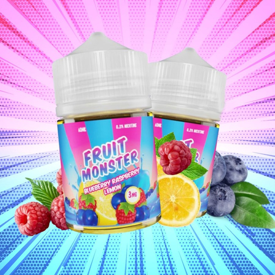 LIQUID FRUIT MONSTER BLUEBERRY RASPBERRY LEMON - MONSTER FRUIT - 60ML