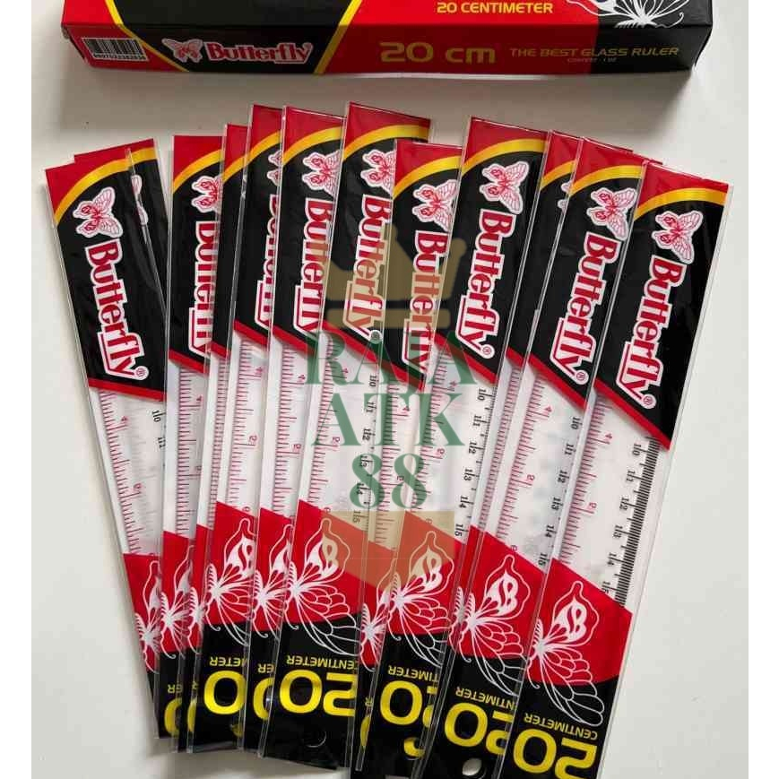 

Penggaris Butterfly 15cm 20cm 30cm 40cm 50cm 60cm