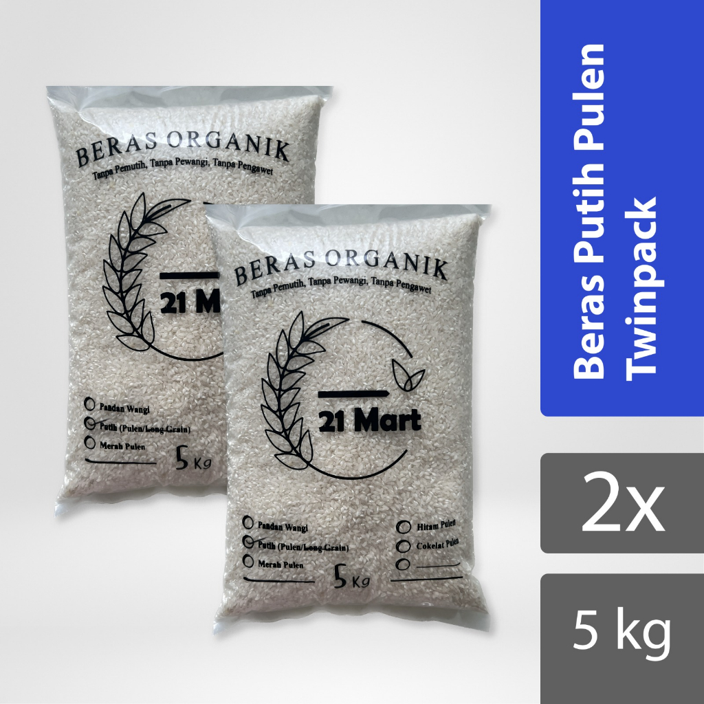 

Beras Putih Pulen 5kg Twinpack - Instant