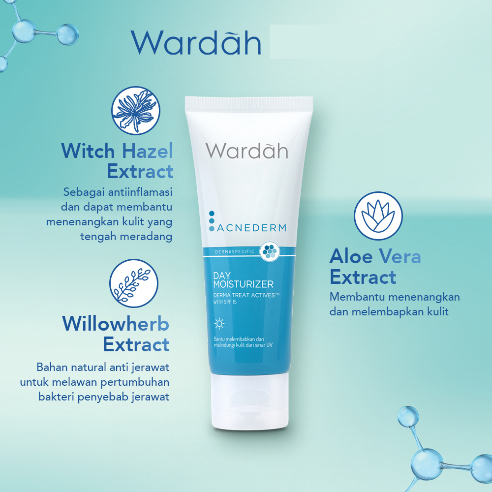 Wardah Acnederm Day Moisturizer - 40ml