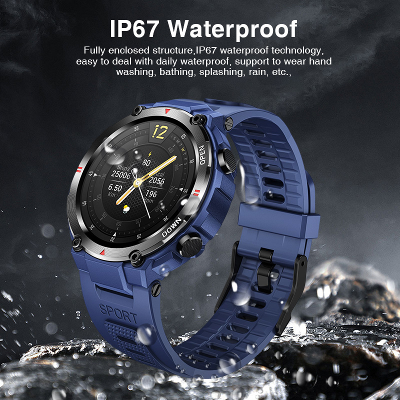 Aolon Tetra R2 Smartwatch Jam Tangan Original Waterproof IP68 Tracker Outdoor Custom Wallpaper Sports Fitness Tracker Bluetooth Call For Pria Wanita-3