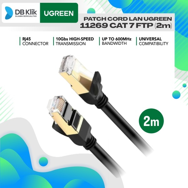 Patch Cord LAN UGreen - Kabel Cat 7 Ftp UGreen Ethernet 2 Meter