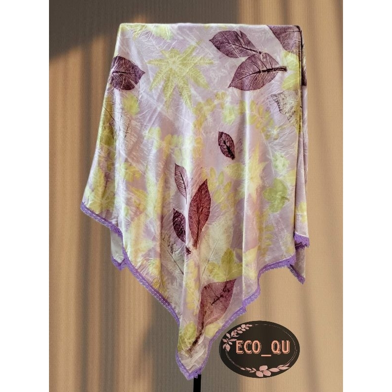 hijab segiempat ECOPRINT SUTRA