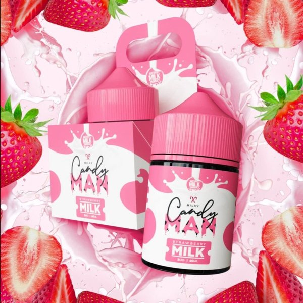 CANDYMAN 60ML STRAWBERRY MILK