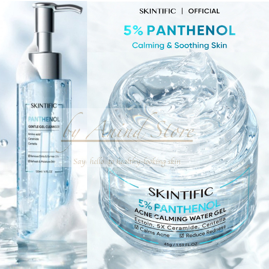 Skintific 5% PANTHENOL Acne Calming Water Gel Moisturizer Skintific Panthenol Moisturizer Pelembab S