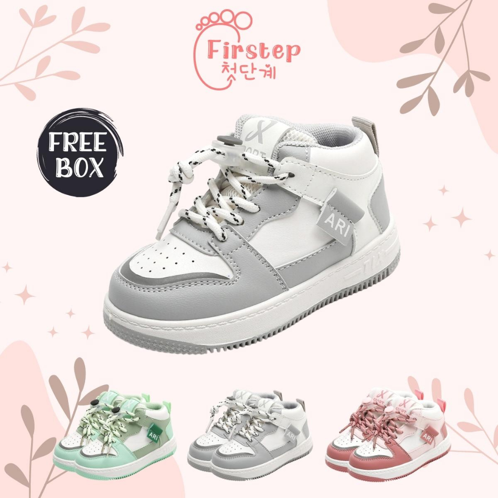 Sepatu Anak Perempuan Dan Laki Laki Import Sneaker Anak Usia 1-5 Tahun FS149