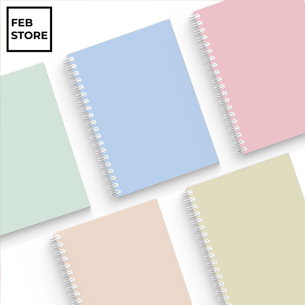 

Note book A5 Pastel Aesthetic / Sketchbook / Notebook Cover Soft Color ( 50 lembar/100Halaman )