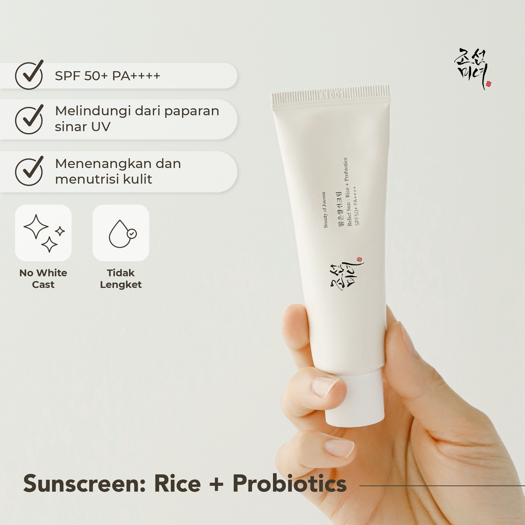 Beauty of Joseon Sunscreen : Rice + Probiotics 50ml