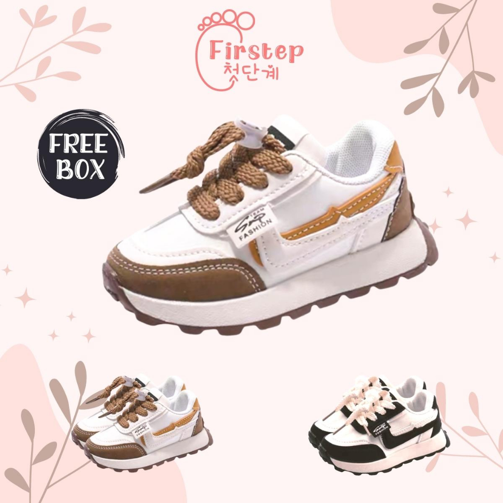 Firstep ❤️ Sepatu Anak Perempuan Sneaker Anak Sepatu Anak Laki Laki Import Premium Quality FS159