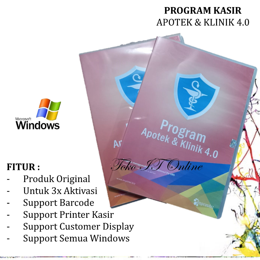 PROGRAM APOTEK DAN KLINIK 4.0 ORIGINAL APOTIK SOFWARE PROFESIONAL