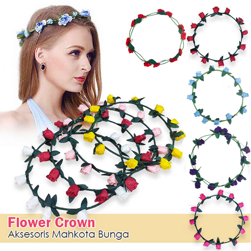 Hiasan Kepala * Mahkota Daun * Flower Crown * Mahkota Bunga