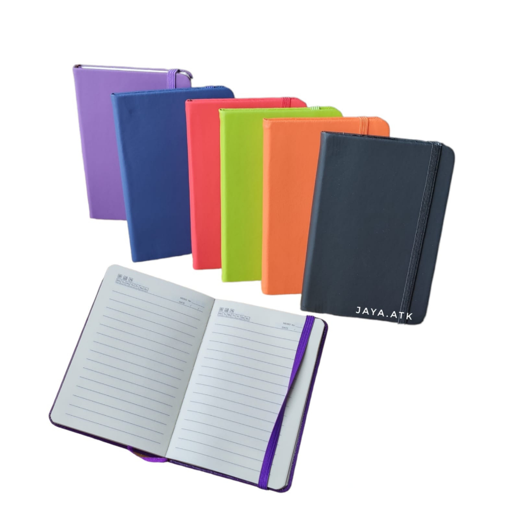 NOTEBOOK BUKU TULIS CATATAN A6 MINI KECIL POLOS WARNA MEMO NOTES BUKU SAKU 00970