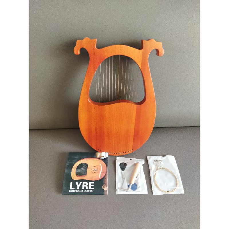 Lyra Lira Lyre Paladin original mini Harpa bonus  1 set senar dan alat pasang senar  bagus termurah 
